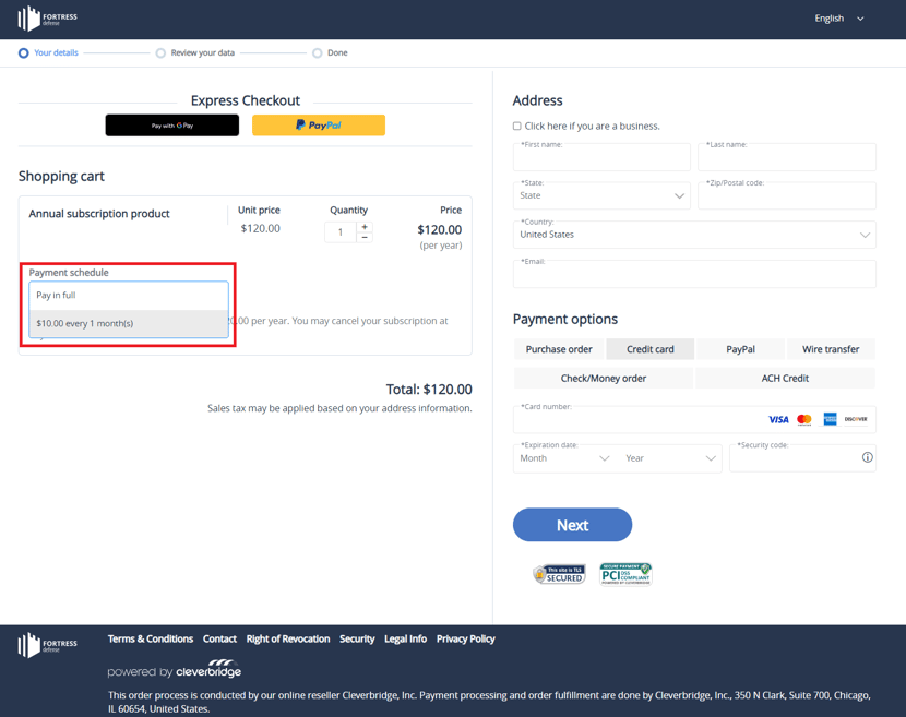 Payment Schedules 2