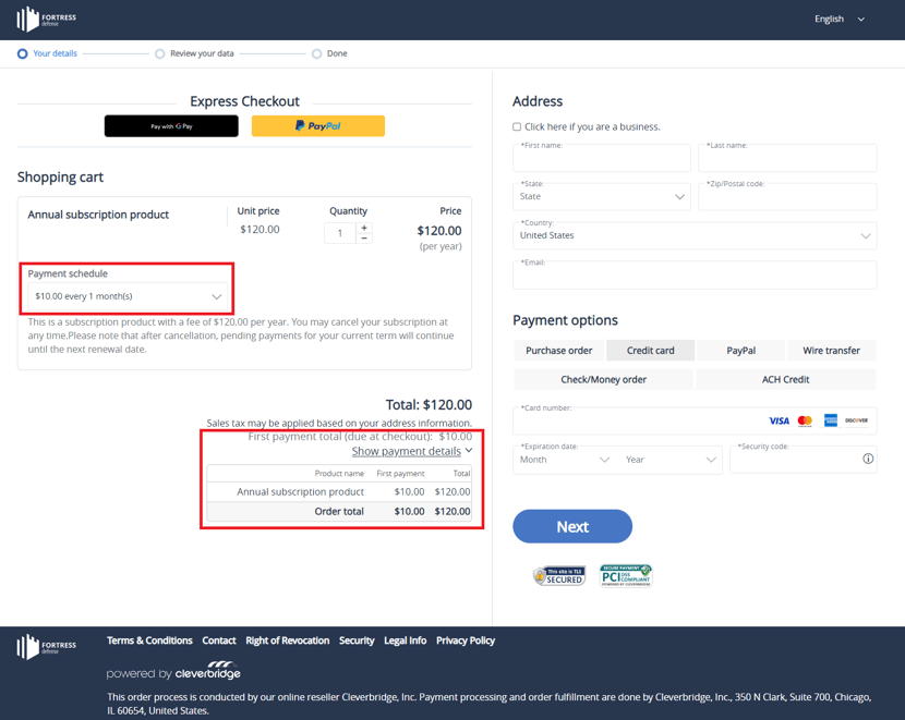 Payment Schedules 3