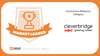 cleverbridge Logo Badge Featured Customers Market Leader logo badge